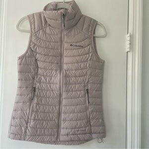 COLUMBIA Powder Pass Omni Heat Vest Quilted Pink Small